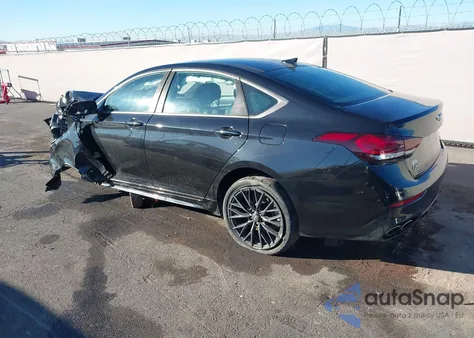 2018 Genesis G80 3.3T Sport z USA, uszkodzony, nr VIN KMHGN4JB1JU264079